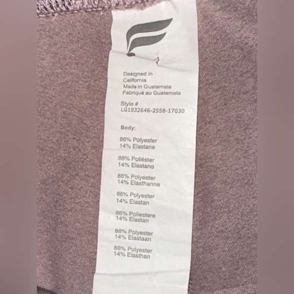 FABLETICS Salar Camo Printed Leggings small - Picture 5 of 5